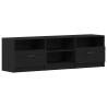 Meuble TV Chêne noir 150 x 33,5 x 45 cm Bois d'ingénierie 614278614278