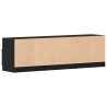 Meuble TV Chêne noir 150 x 33,5 x 45 cm Bois d'ingénierie 614278614278