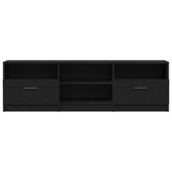 Meuble TV Chêne noir 150 x 33,5 x 45 cm Bois d'ingénierie 614278614278