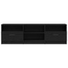 Meuble TV Chêne noir 150 x 33,5 x 45 cm Bois d'ingénierie 614278614278