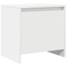 Table de chevet blanc 45x34x44,5 cm bois d’ingénierie 614279614279