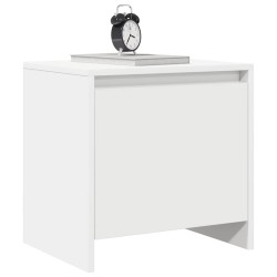 Table de chevet blanc 45x34x44,5 cm bois d’ingénierie 614279614279