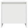 Table de chevet blanc 45x34x44,5 cm bois d’ingénierie 614279614279