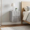 Cabinet de chevet mural 2 pcs Sonoma gris 34,5 x 33 x 40 cm 614282614282