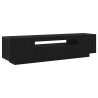 Meuble TV Noir 160 x 35 x 40 cm Bois d'ingénierie 614284614284