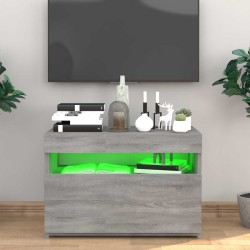 Meuble TV avec lumières LED Sonoma gris 60x35x40 cm 614287614287