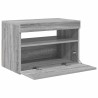 Meuble TV avec lumières LED Sonoma gris 60x35x40 cm 614287614287