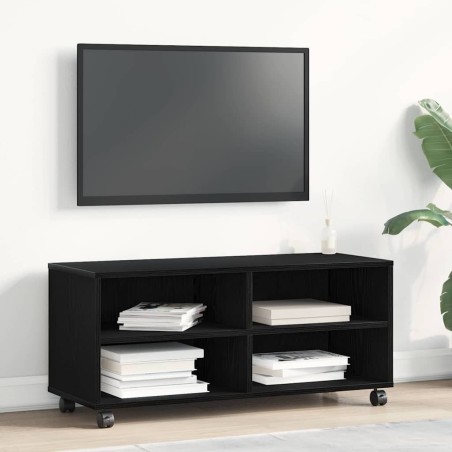 Meuble TV Noir 90 x 35 x 40,5 cm Bois d'ingénierie 614295614295