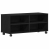 Meuble TV Noir 90 x 35 x 40,5 cm Bois d'ingénierie 614295614295
