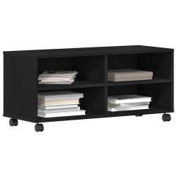 Meuble TV Noir 90 x 35 x 40,5 cm Bois d'ingénierie 614295614295