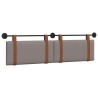 Tête de lit suspendue Taupe PU antique 614298614298