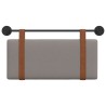 Tête de lit suspendue Taupe PU antique 614299614299