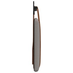 Tête de lit suspendue Taupe PU antique 614299614299