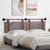 Tête de lit suspendue Taupe PU antique 614300614300