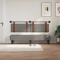 Tête de lit suspendue Taupe PU antique 614300614300