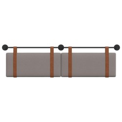 Tête de lit suspendue Taupe PU antique 614300614300