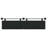 Tête de lit suspendue Noir Tissu 614302614302