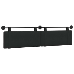 Tête de lit suspendue Noir Tissu 614303614303