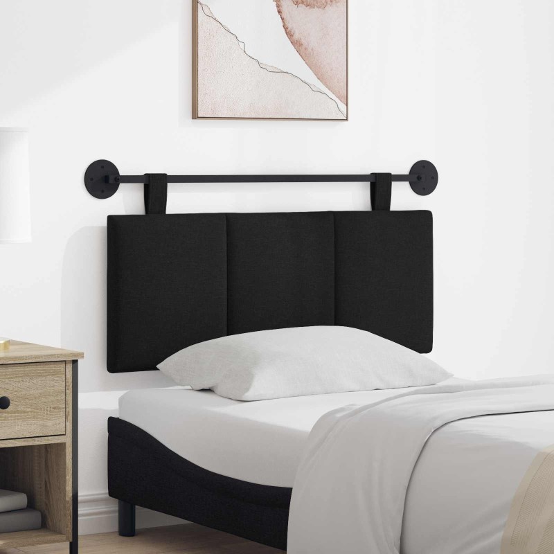 Tête de lit suspendue Noir tissu 614304614304