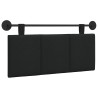 Tête de lit suspendue Noir tissu 614304614304