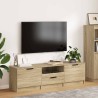 Meuble TV Chêne Sonoma 140x35x40 cm Bois d'ingénierie 614305614305