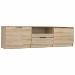 Meuble TV Chêne Sonoma 140x35x40 cm Bois d'ingénierie 614305614305