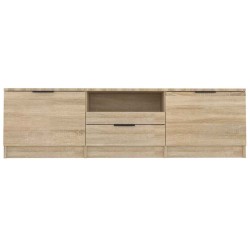 Meuble TV Chêne Sonoma 140x35x40 cm Bois d'ingénierie 614305614305