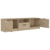 Meuble TV Chêne Sonoma 140x35x40 cm Bois d'ingénierie 614305614305