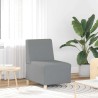 Unité de Sofa Modulaire Sans Accoudoirs 2 pcs Gris clair 614311614311