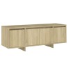 Meuble TV chêne sonoma 120x30x40,5 cm bois d'ingénierie 614314614314
