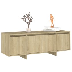 Meuble TV chêne sonoma 120x30x40,5 cm bois d'ingénierie 614314614314