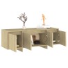 Meuble TV chêne sonoma 120x30x40,5 cm bois d'ingénierie 614314614314