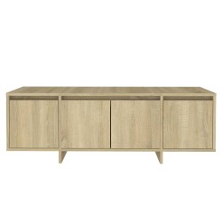 Meuble TV chêne sonoma 120x30x40,5 cm bois d'ingénierie 614314614314