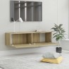 Meuble TV Chêne sonoma 120x30x30 cm Bois d’ingénierie 614319614319