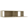 Meuble TV Chêne sonoma 120x30x30 cm Bois d’ingénierie 614319614319