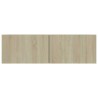 Meuble TV Chêne sonoma 100x30x30 cm Bois d’ingénierie 614324614324