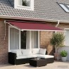 Toile de rechange pour auvent Rouge bordeaux 350 x 200 cm 614326614326