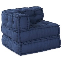 Unité de canapé modulaire 3 pcs Indigo Tissu 614330614330