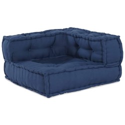 Unité de canapé modulaire 3 pcs Indigo Tissu 614330614330