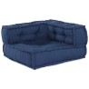 Unité de canapé modulaire 3 pcs Indigo Tissu 614330614330