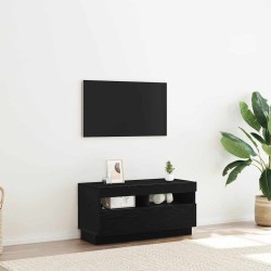 Meuble TV Chêne noir 80 x 35 x 40 cm Bois d'ingénierie 614333614333