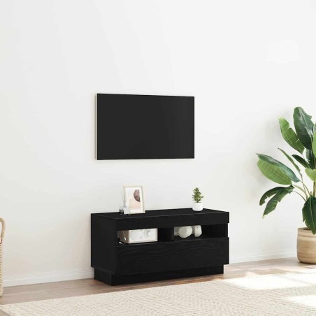 Meuble TV Chêne noir 80 x 35 x 40 cm Bois d'ingénierie 614333614333
