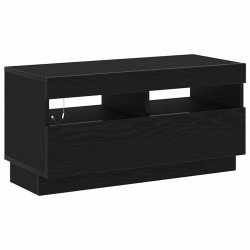 Meuble TV Chêne noir 80 x 35 x 40 cm Bois d'ingénierie 614333614333