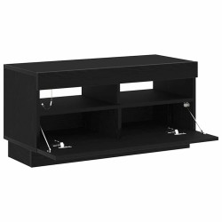 Meuble TV Chêne noir 80 x 35 x 40 cm Bois d'ingénierie 614333614333