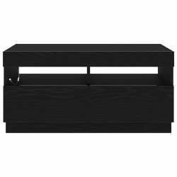 Meuble TV Chêne noir 80 x 35 x 40 cm Bois d'ingénierie 614333614333