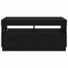 Meuble TV Chêne noir 80 x 35 x 40 cm Bois d'ingénierie 614333614333