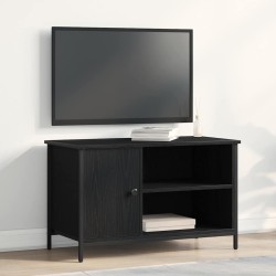 Meuble TV Chêne noir 80 x 40 x 50 cm Bois d'ingénierie 614334614334