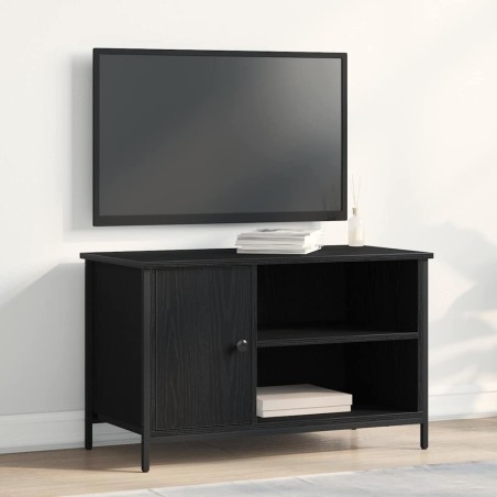 Meuble TV Chêne noir 80 x 40 x 50 cm Bois d'ingénierie 614334614334