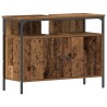 Meuble de Lavabo de Salle de Bain Bois ancien 80 x 30 x 60 cm 614335614335