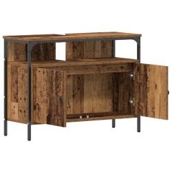Meuble de Lavabo de Salle de Bain Bois ancien 80 x 30 x 60 cm 614335614335